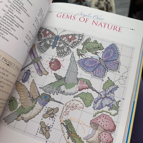 BEAUTIFUL CROSS Stitch - Embroidery Book / Patterns by Better Homes & Garden - Picture 6 of 9